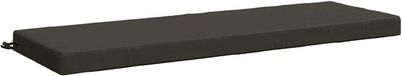 vidaXL Coussin de banc SOEST 100% Polyester Anthracite 150 x 50 x 8 cm