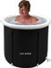 Baden zonder merk - Zitbad - Ice Bath - 370 Liter - Dompelbad - Zwart