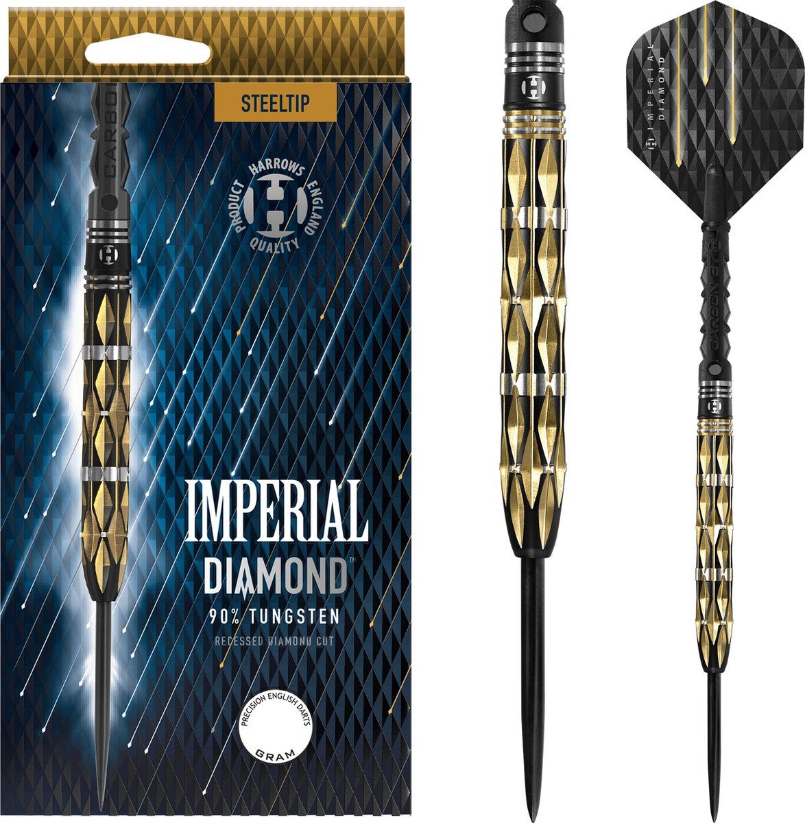 Harrows Imperial Diamond 90% - Dartpijlen - 25 Gram