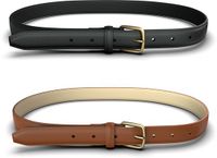 PIECES PCOLINE 2-PACK JEANS BELT NOOS PU - Dames - Riemen - Zwart