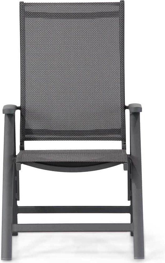 Presto Vasto/Valley 240 cm dining tuinset 7-delig - Grijs-antraciet - 6 zitplekken