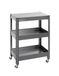 HAKU Serveerwagen Antraciet Metaal 50 x 75 x 32 cm