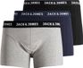 JACK & JONES JACANTHONY TRUNKS 3 PACK NOOS Heren Trunks XXL Zwart Effen Katoen/Elastaan