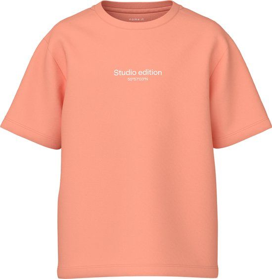 NAME IT NKMBRODY SS NREG TOP NOOS Jongens T-shirt - Maat 122/128