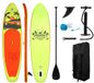 Paddleboard, 335x84x15 cm, avec accessoires, jaune-orange