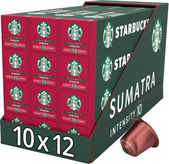 Starbucks by Nespresso Sumatra Espresso Dark Roast capsules - 120 koffiecups