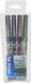 Pilot PILOT rollerball Hi-Tecpoint V7, set van 4, geassorteerde kleuren