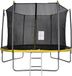 Viking Choice Trampoline 305cm Zwart/Geel Veiligheidsnet Ladder