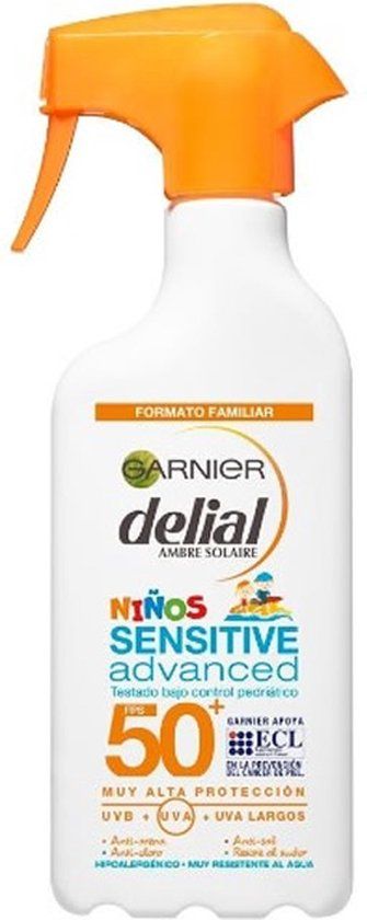 Niños Garnier Zonnebrandspray voor Kinderen Sensitive Advanced Spf 50+ (300 ml)