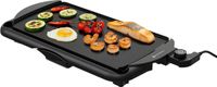 KitchenBrothers Plaque électrique XL - 2000W - Noir