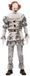 Witbaard Duivelse Clown Kostuum Polyester Zilver/wit Mt M/l