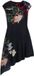 Desigual Damesjurk Aura Zwart Gebloemd XL