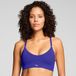 PUMA Voorgevormde Triangel Sport Top - Blue -