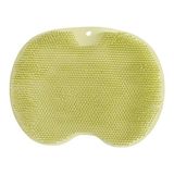 König Design Voetborstel, wasmachine, massageapparaat, douche met zuignap, siliconen, antislip siliconen massagepad, rugrubber, peeling-massageapparaat voor de rug (groen)
