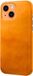 Casecentive Leren Back case iPhone 14 Pro tan