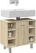 Maison Exclusive - Armoire de salle de bain chêne Sonoma, 60x32x53,5 cm, en panneau de particules