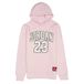 Nike Sweatshirt Jordan High Brand Read Fleece Pullover (45C479-A9Y) (S), Roze, 8-10 anni