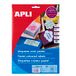 APLI 11844 - Permanente pastelgroene etiketten 70,0 x 37,0 mm 20 vellen
