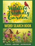 Wildlife Friendly Garden Word Search Book – USA Edition