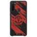 Manchester United Coque de Téléphone 3D Officielle – Design Abstrait Rouge et Noir