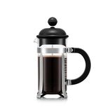 BODUM 1913-01 Caffettiera 3 Cup Franse pers koffiezetapparaat, zwart, 0,35 l, 12 oz