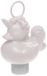 Duckiez Eenhoorn badeendje - wit - badspeelgoed - 12 cm