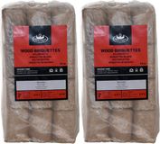 Esschert Design Bv Briquettes de bois - 4x - 10 kilo - poêle/cheminée - briquettes pressées