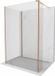 Mexen Kioto paroi de douche Walk-in 120 x 200 cm, transparent, or rose gold