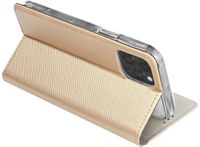 Jaym, Hoesje geschikt voor Apple iPhone 14 Pro - Magnetisch Folio met Standaard, Goud