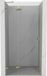 Mexen Lunar porte de douche pivotante gauche 100 cm, transparent, or