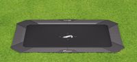 Akrobat Trampoline XCITYX Flat to the Ground - Anthracite - 520 x 365 cm
