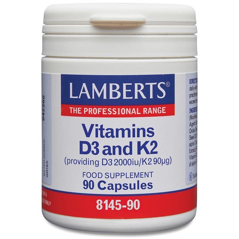 Vitamine D3 2000IE & K2 90mcg - 90 Capsules