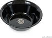 Évier en acier inoxydable, lavabo avec drain, diamètre 24 cm, foncé, adapté aux camping-cars et aux campings