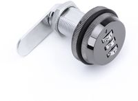 Merkloos / Sans marque Holland Connections 1 Kast Kast Lade Brievenbus 3-cijferig Mechanisch Kast Slot Lade Combinatie Slot (Gun Kleur)