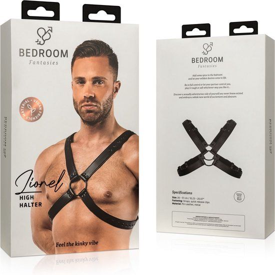 Bedroom Fantasies Lionel Bondage Harnas - Zwart