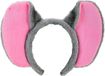 Goodmark Verkleed diadeem olifanten oren - grijs/roze - kinderen en volwassenen - dieren haarband - dieren verkleedaccessoires