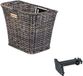 Basil Bremen Rattan Look Fietsmand FM - Voorop - Inclusief Bevestigingssysteem - Bruin