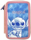 Lilo & Stitch Disney Lilo & Stitch tekenetui met Ritsen Roze - met Inhoud - Stiften, Potlood