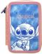 Lilo & Stitch Disney Lilo & Stitch tekenetui met Ritsen Roze - met Inhoud - Stiften, Potlood