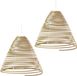 Fancy Flames Citronella bâtonnets d'encens - 2x - spirale - suspendu - 32 heures de combustion - parfum citron