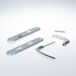 HOPPE SET DE SÉCURITÉ F1 MODÈLE 1530/3236ZA/3214 AVEC PROTECTION CONTRE L'EXTRACTION DU CYLINDRE PC72MM X ÉPAISSEUR DE PORTE 50-55MM