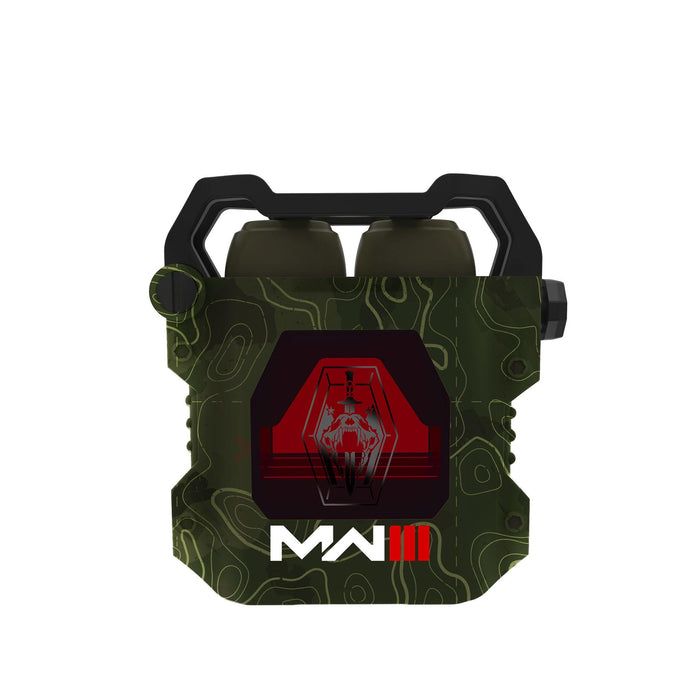 OTL Technologies OTL Call of Duty Modern Warfare III Draadloze In-ear Oordopjes - Bluetooth 5.3 - Olijf
