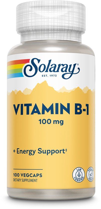 Solaray Vitamine B1 100 mg - 100 capsules