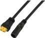 TRU COMPONENTS DC-bus 2,1/5,5 mm op XT60-kabel 0,5 m TC-13619292 Zwart