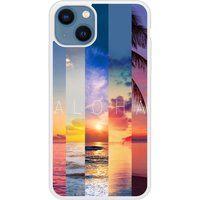 Aloha Bedrukt siliconen hoesje compatibel met iPhone 13