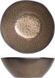 Cosy&Trendy Billiet - Vanlaere 6x Luxe koper kleurige serveerschaaltjes van aardewerk 15 cm