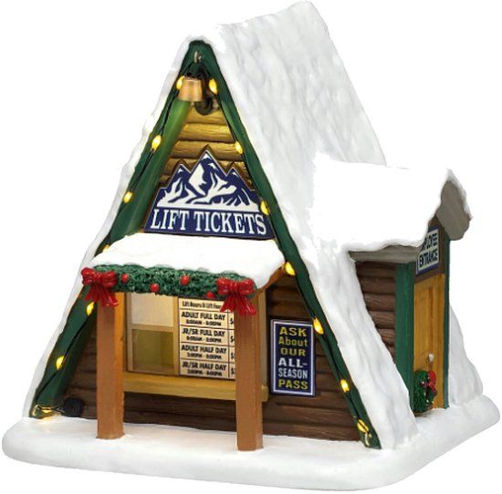 Lemax Lift Ticket Booth - Met Licht