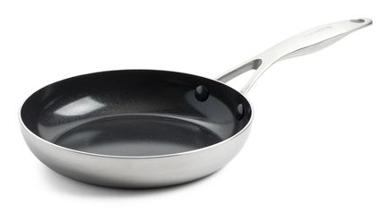 GreenPan Geneva Koekenpan - RVS - ø 20 cm - Keramische Anti-aanbaklaag