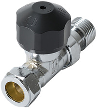 Plieger Body voor thermostatische radiatorkraan recht