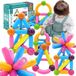 WOOPIE – Blocs de construction magnétiques – 38 pièces – Pièces épaisses – Multicolore